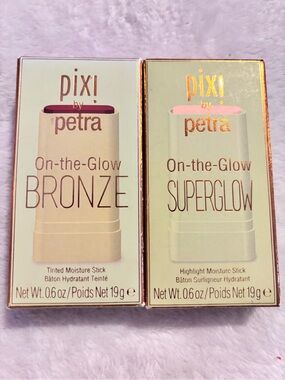 Pixi On-the-Glow BRONZE & SUPERGLOW Stick Set — Bronze and Pink